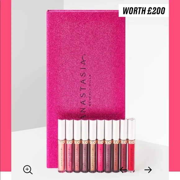 Anastasia Beverly Hills | Makeup | Anastasia Beverly Hills Liquid Lipstick 8 Pc Holiday Set 7 Value | Poshmark